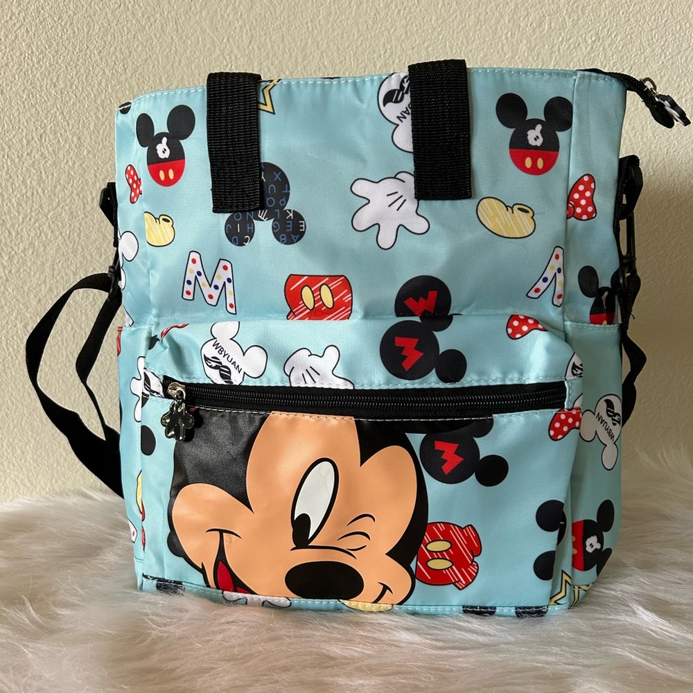 Fashion Mickey Mouse Crossbody Bag - Adjustable Shoulder Strap with Handles